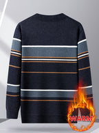 Minimalist Urban Fleece Round Neck Sweater Warm City Casual, Knit - Shangqing