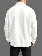 Men's Fashion Half-Zip Sweatshirt, Casual Novelty Men's Sweatshirt, Essential Choice for Home and Leisure - Mixed colors