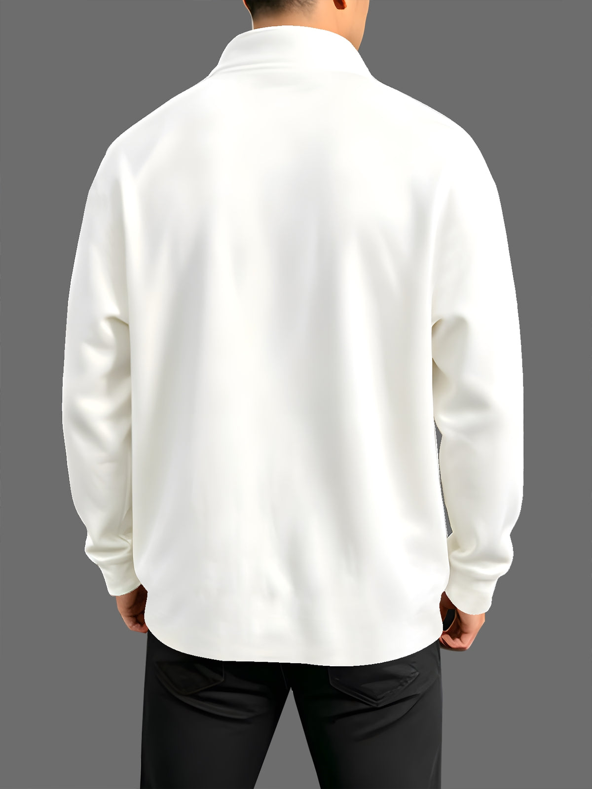 Men's Fashion Half-Zip Sweatshirt, Casual Novelty Men's Sweatshirt, Essential Choice for Home and Leisure - Mixed colors
