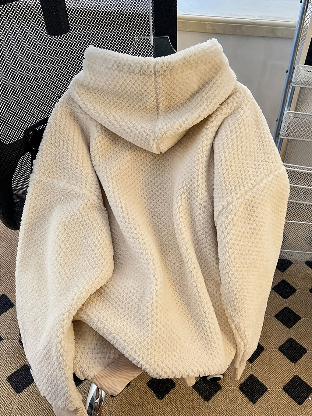Autumn and Winter New Fleece Hoodie - Apricot
