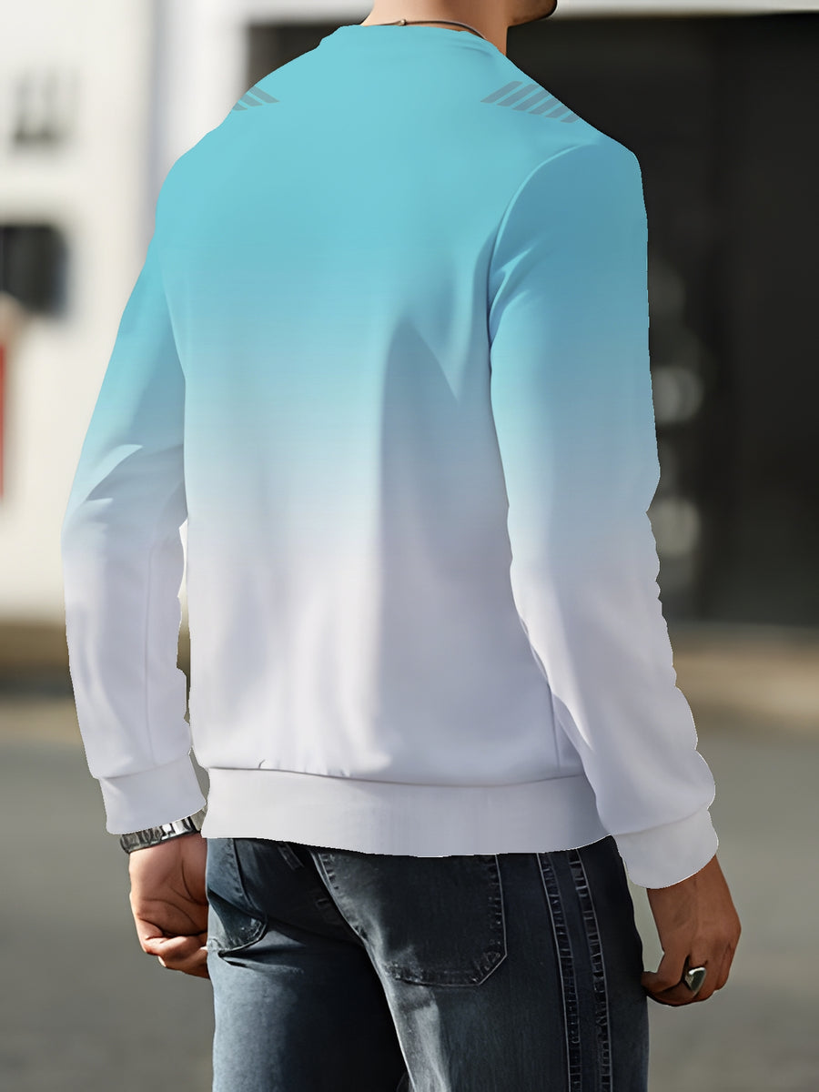 Men's Crew Neck Sweatshirt, New Spring/Autumn Crew Neck Top, Trendy Men's Crew Neck Sweatshirt Winter Clothes for Men - Mixed colors