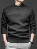 Minimalist Urban Warm Sweater, Wear-Resistant for City Casual Wear - Dark Khaki 2