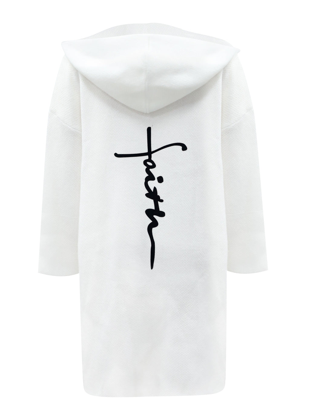 Women's Solid Color Cardigan - White