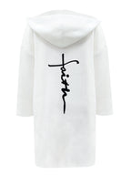 Women's Solid Color Cardigan - White