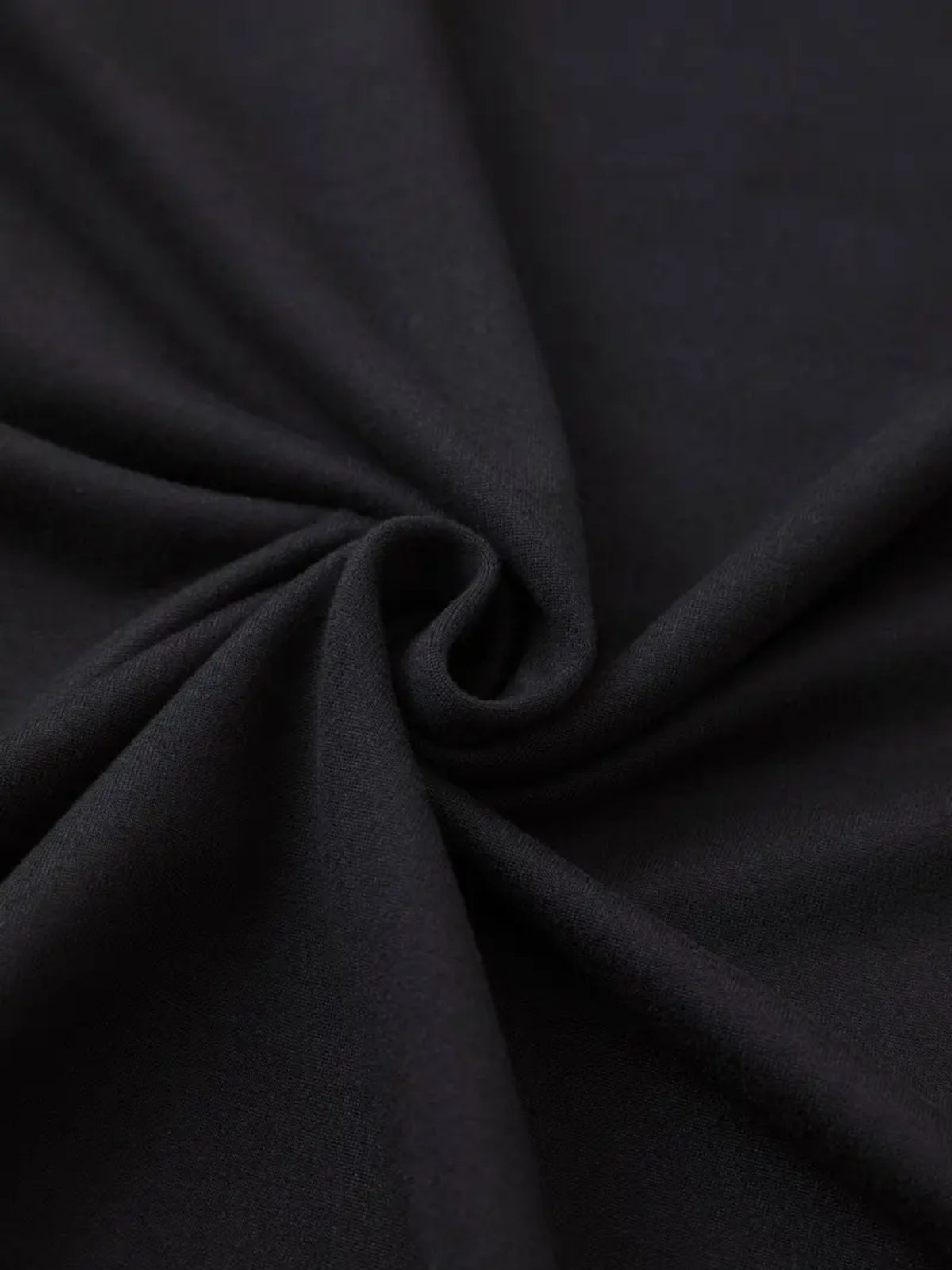 Midi Dress with Side Slit - A Stylish And Comfortable Women'S Dress - Black