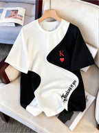 Men's Summer Fashion Casual Sporty Top with Unique Print Design - Multicolor 6