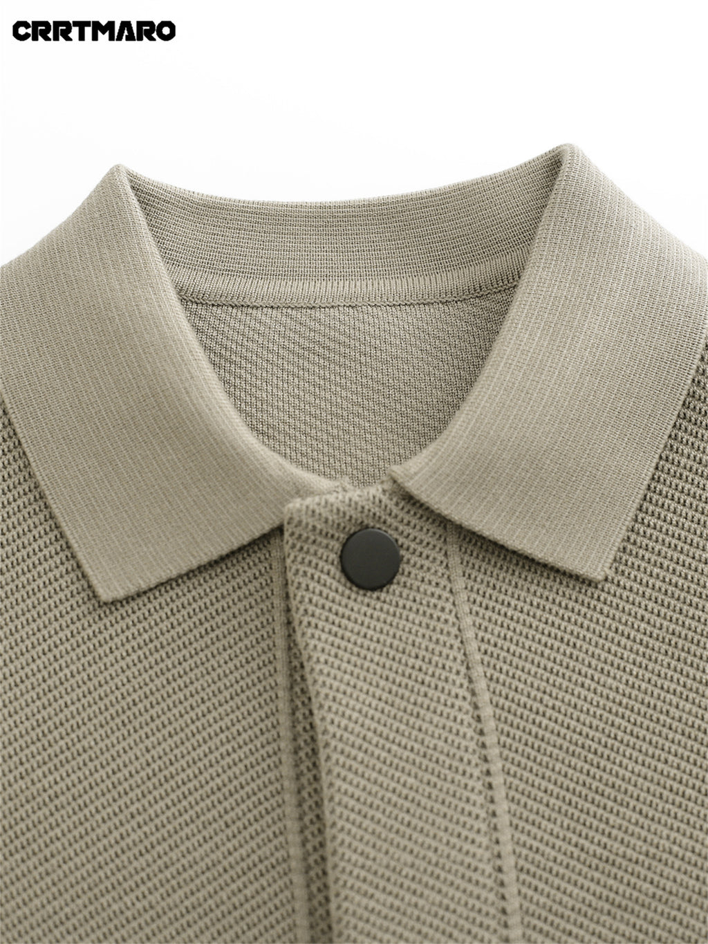 CRRTMARO Men's Warm Collar Sweater - Solid Color Regular Fit Pullover, Casual Long Sleeve Sweater Suitable for Fall Winter Warmth, Versatile for Office & Casual Attire, Hand Washable Top - Grey