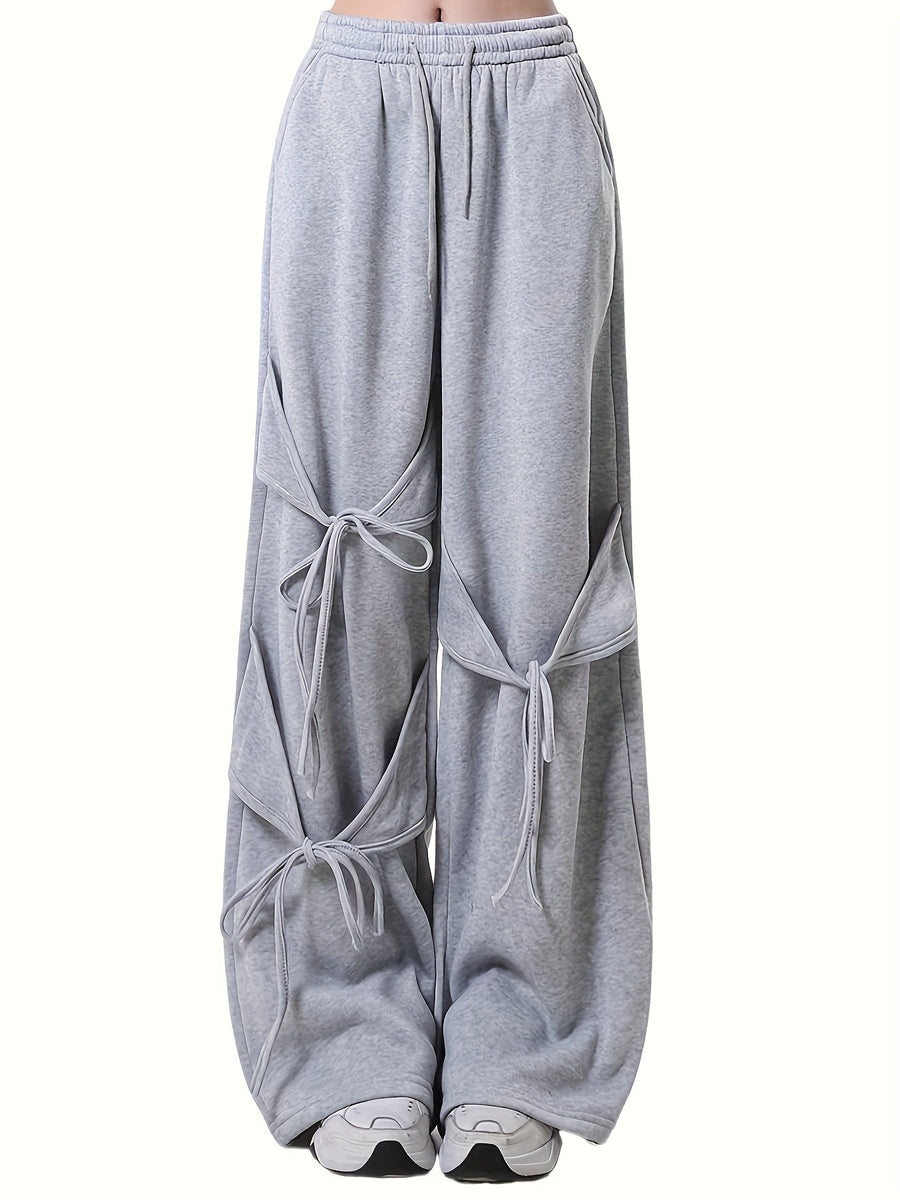 Women's Fashion Casual Long Pants - Grey