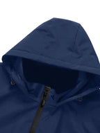New Arrival Unisex Norwegian Print Windproof Breathable Outdoor Hiking Jacket, Couple's Wear for Outdoor and Home Cold Weather Protection - Star Blue