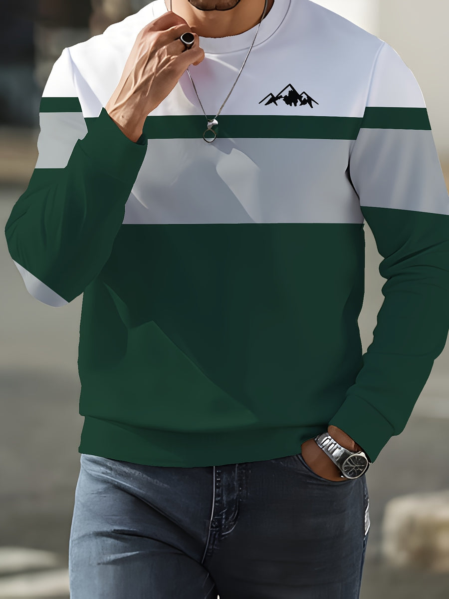 Round Neck Sweatshirt Trendy Brand Hot Style Men'S Long Sleeve 2026 Autumn Winter Men'S Round Neck Sweatshirt - Mixed Color 2