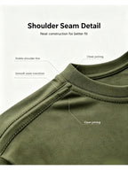 4pcs Men's Classic Solid Color Short-Sleeve T-Shirts, Lightweight Pure Cotton Fabric, Crew Neck Design, Suitable for Summer and Any Occasion, Pure Cotton Crew Neck T-Shirt, Machine Washable - Ideal Choice for Casual Wear. If You Prefer a Loose Fit - Army green, army green, army green, army green