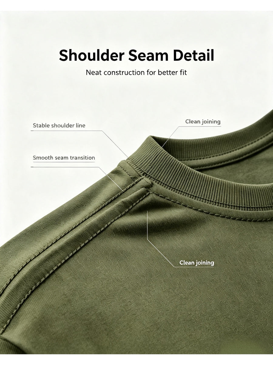 4pcs Men's Classic Solid Color Short-Sleeve T-Shirts, Lightweight Pure Cotton Fabric, Crew Neck Design, Suitable for Summer and Any Occasion, Pure Cotton Crew Neck T-Shirt, Machine Washable - Ideal Choice for Casual Wear. If You Prefer a Loose Fit - Army green, army green, army green, army green