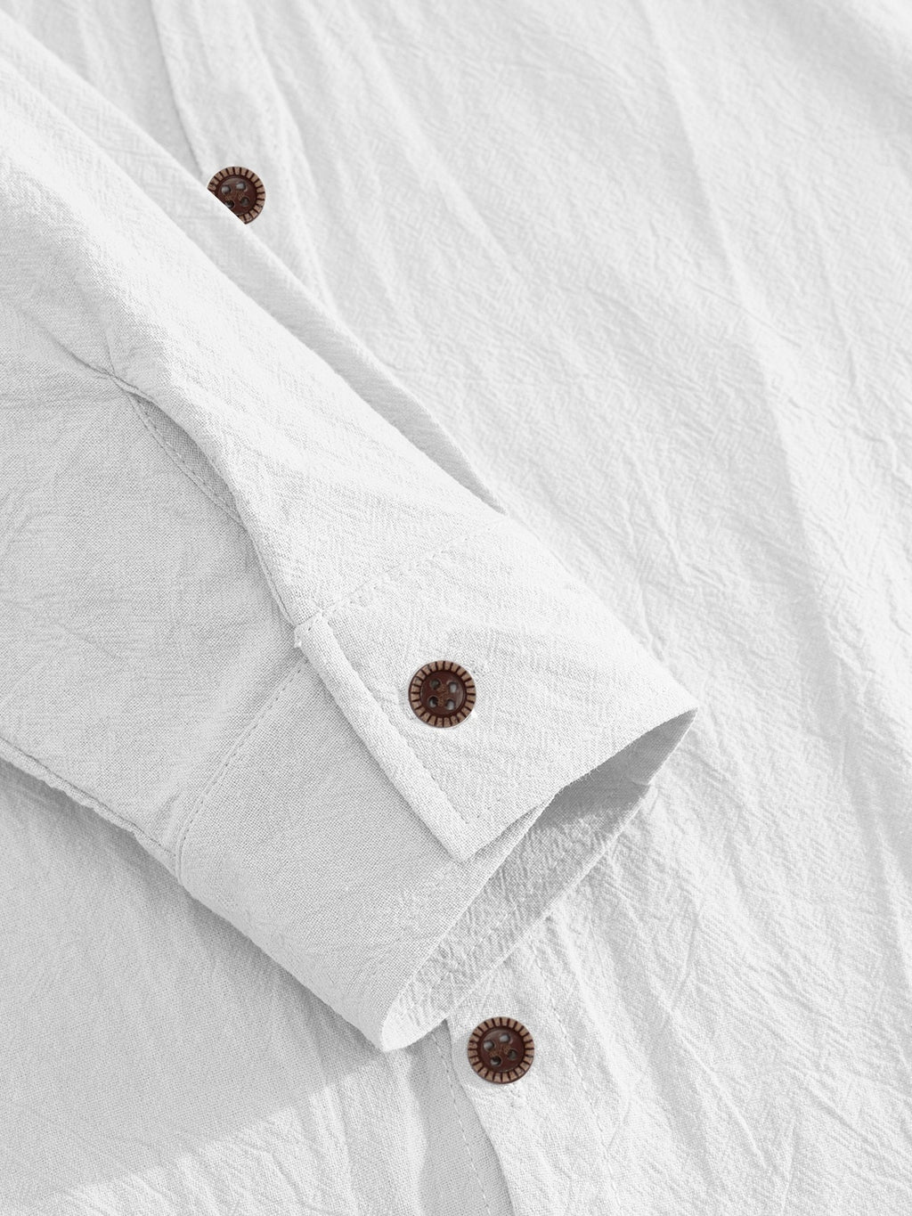 2pcs Men's Linen Fabric Henley Collar Long Sleeve Shirt, Simple Vintage Style, Loose Fit for Spring and Autumn, Multiple Color Options, Suitable for Outdoor Outings, Urban Commuting, and Home Wear, Versatile for Daily Casual and Holiday Occasions - Black+White