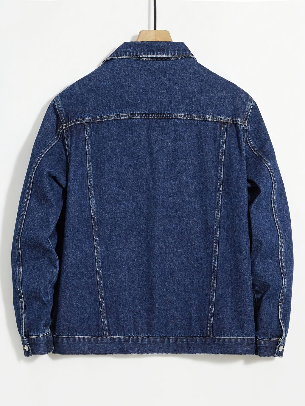 Men's Casual Denim Jacket - Royal Blue