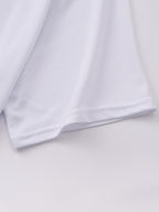 Men'S American Retro Letter Print New Arrival Comfortable Fashion Casual T-Shirt, Easy Care, Business Casual Style, Breathable, Comfortable, Ideal Top for Outdoor Sports - White