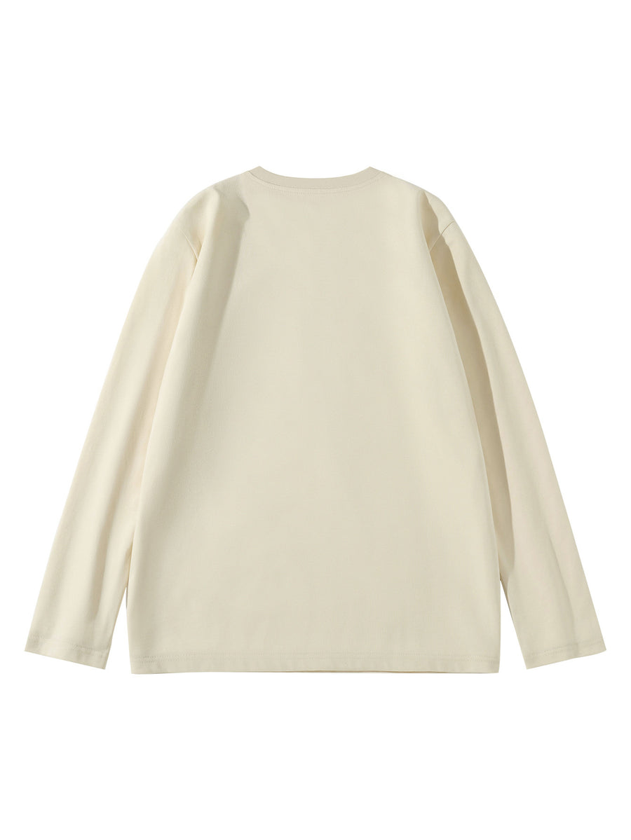 Mùshān Snow Selected Paul Frank Pure Breathable Spring And Autumn Men'S Long Sleeve T-Shirt - Asami