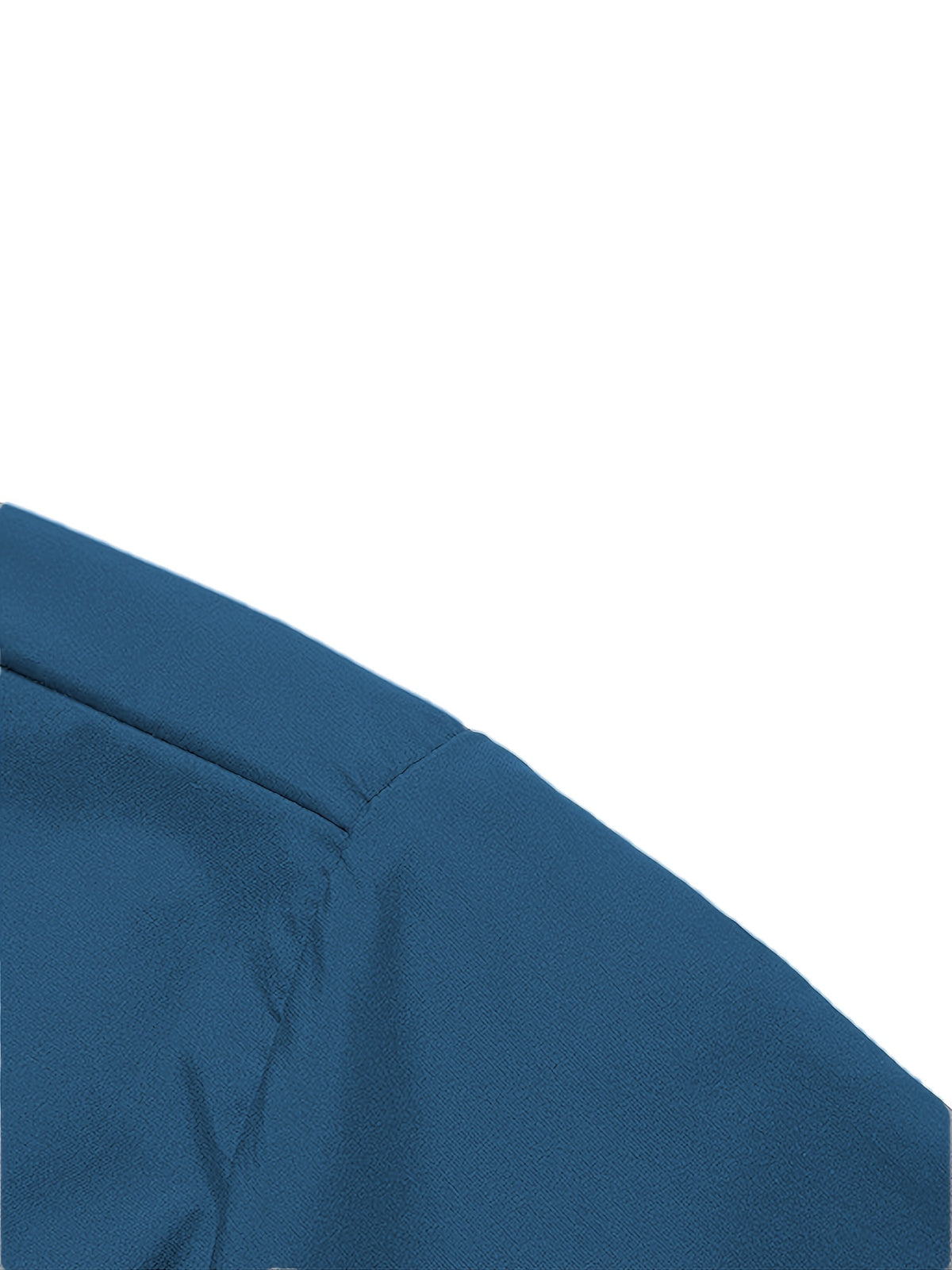Men'S Spring Summer Solid Color Fashion Print Logo Hooded Jacket Top, Full-Zip Front Lightweight Outdoor Jacket, Athletic Running Thin Coat (2pcs Set) Winter Clothes for Men - Peacock blue+black