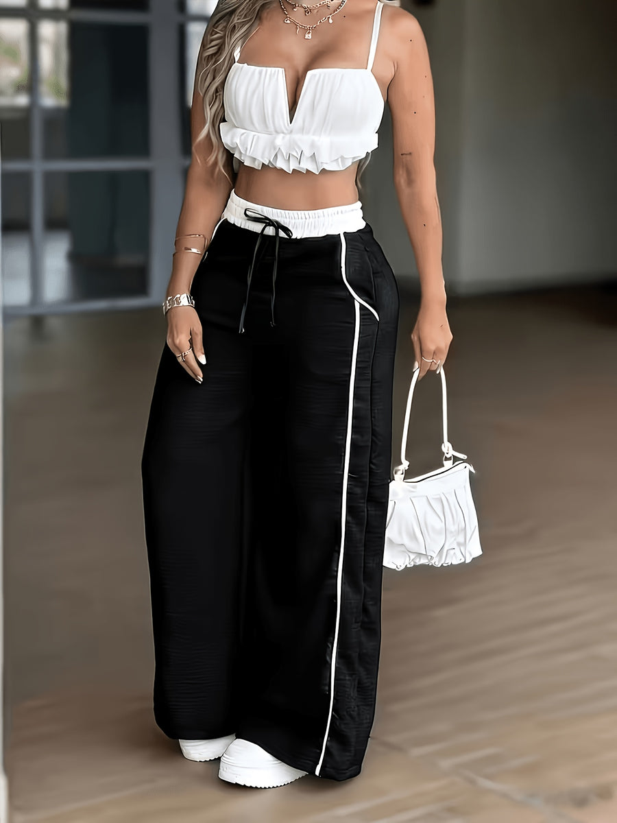 YY260517109 Women's Fashion Casual Pants - Black
