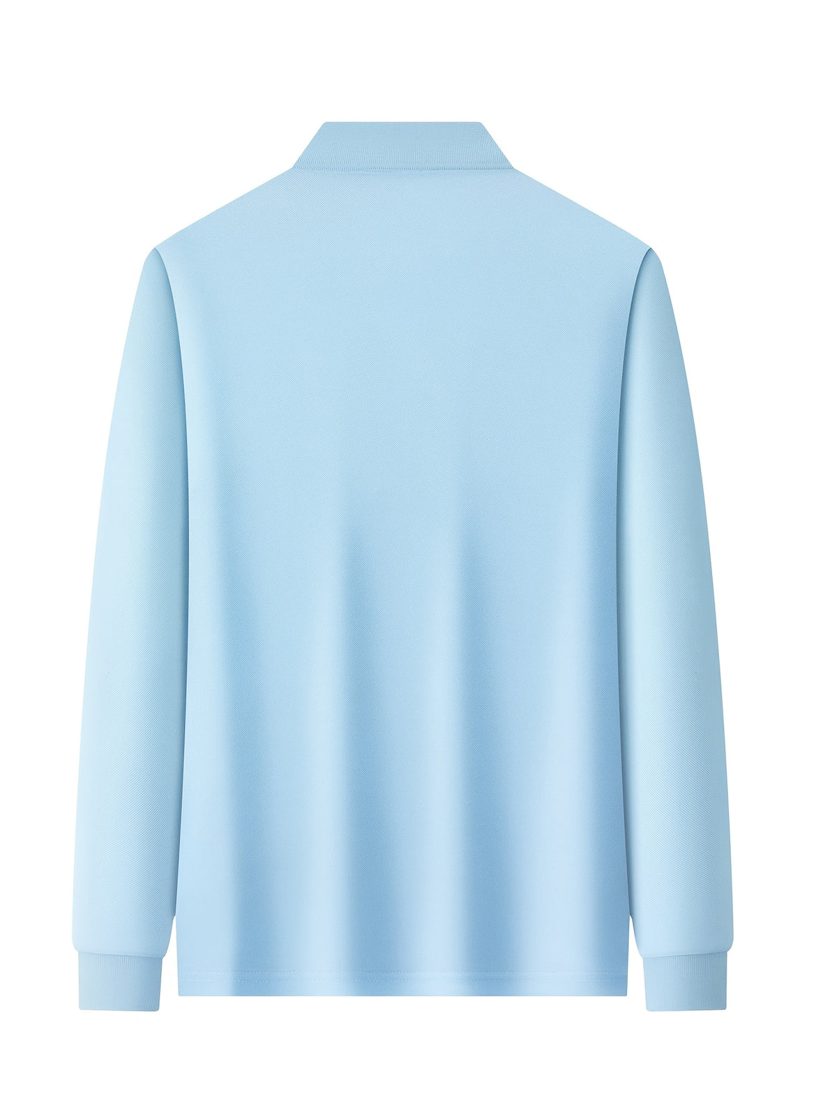 2026 New Fit Easy Premium Skin-Friendly Durable Casual Business Wear Men'S Long Sleeve POLO Shirt - Powder blue