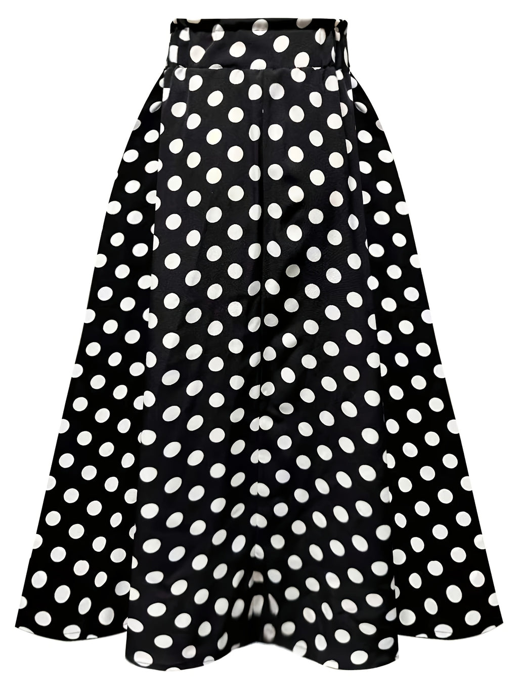 Hot Women's Trendy Fashion Color Block Casual Printed Waist-Tie Bow Elegant Versatile Commuter Style A-Line Skirt - Mixed colors