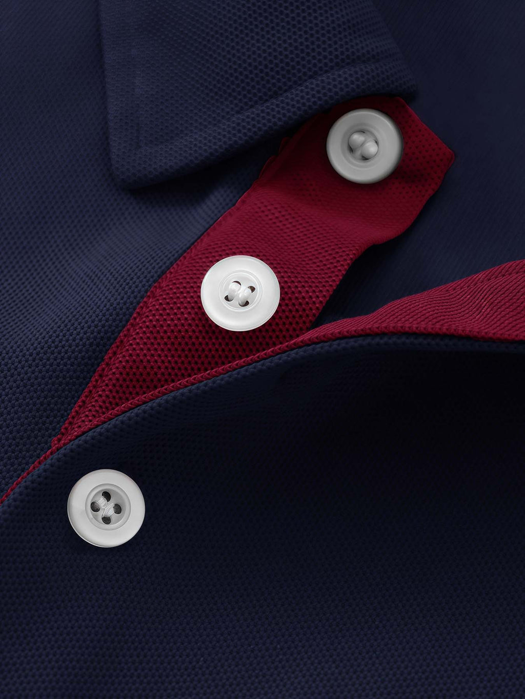 New Men's Fashion Street Sport Golf Short-Sleeve Polo Shirt, Lightweight Soft Fabric, Outdoor Casual Business Breathable Polo Shirt, Essential for Daily Leisure - Navy Color