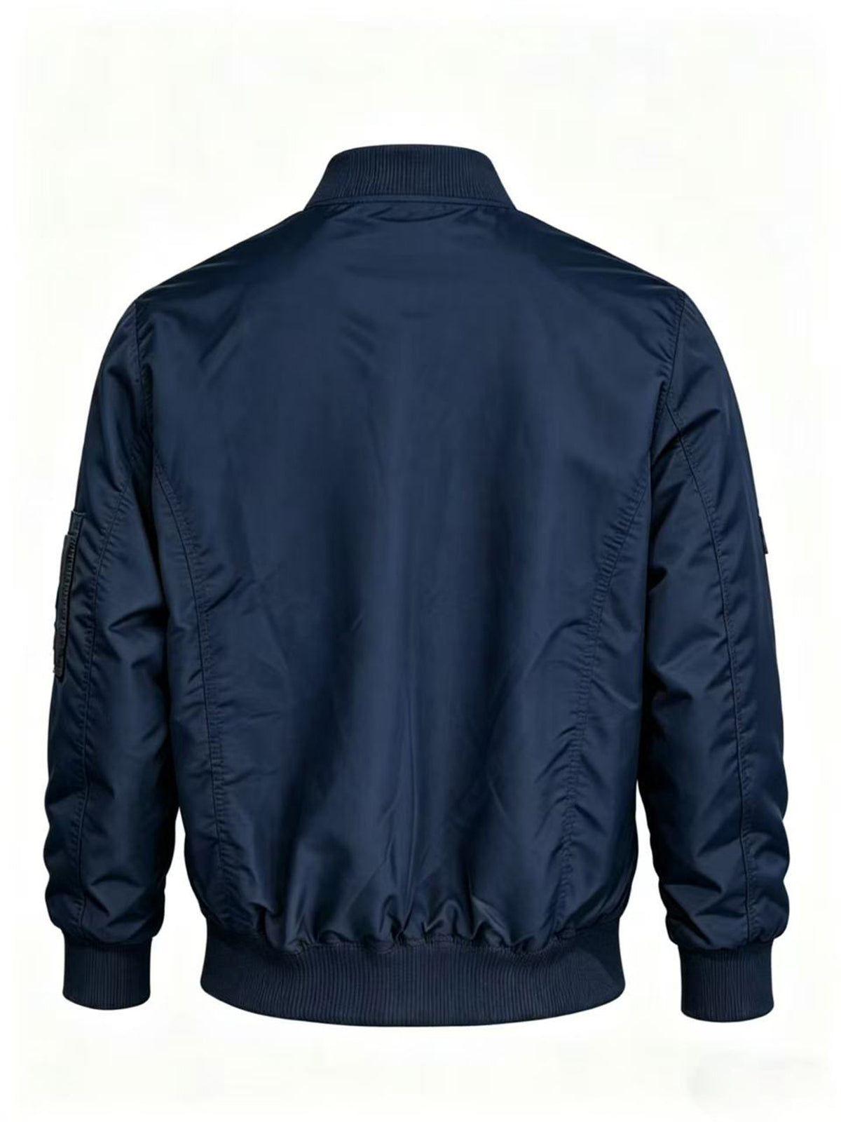 2026 Pilot Jacket Vintage Workwear Multi-Machine Motorcycle Jacket with Pockets Functional Outdoor Top - Navy Color