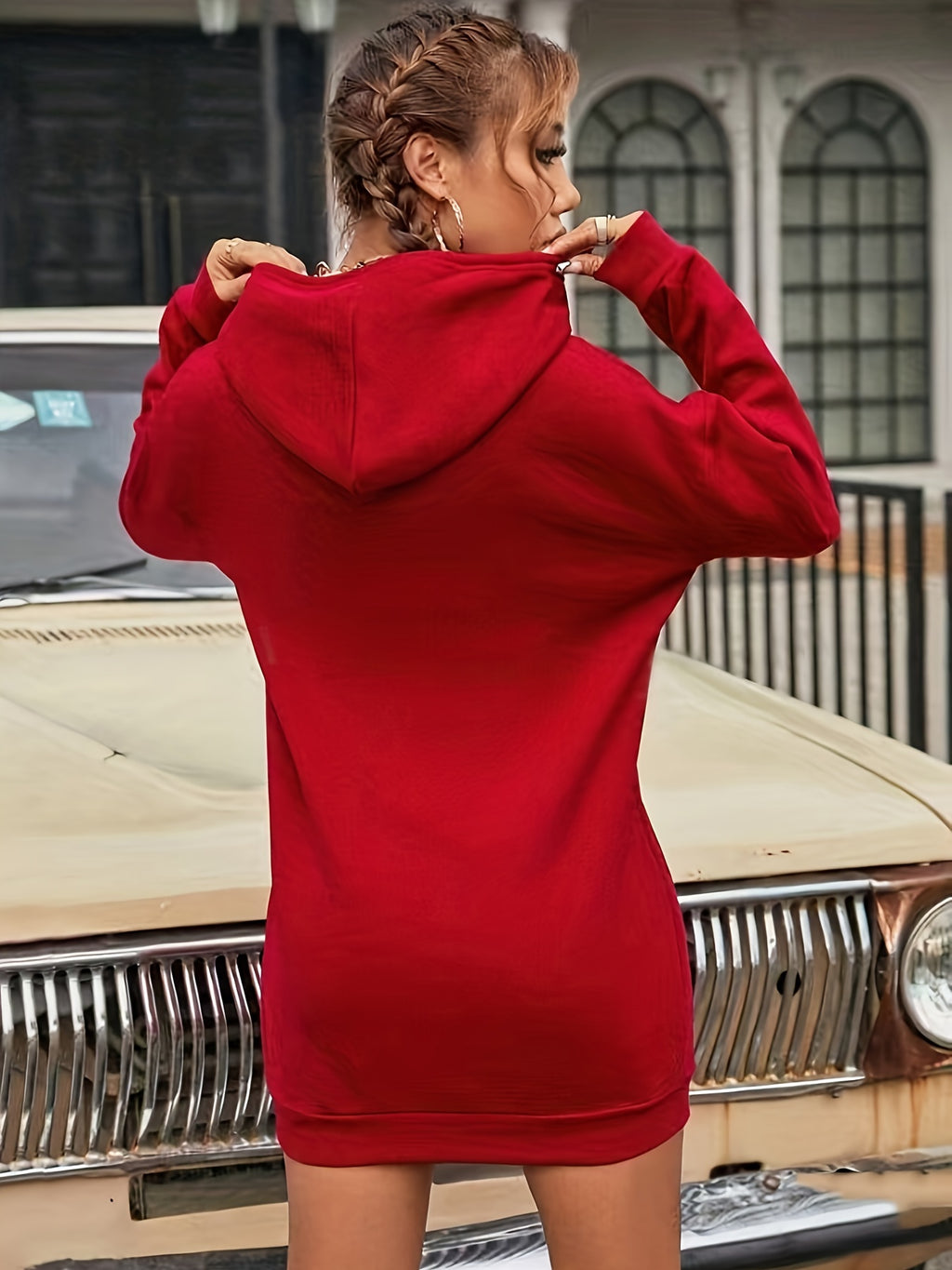 Women's Fashion Hat Shirt - Red