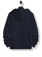 Print, Men'S Casual And Cozy Hoodies, Trendy Long Sleeve Hooded Sweatshirt, Casual Versatile Top for Autumn Winter - Navy
