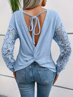 Women's Backless Top - Blue