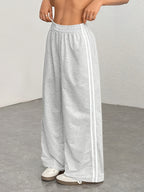 Women's European/American Style Winter Warmth Versatile Joggers - Solid Color Athletic Commuter Pants Suitable for Gym, Office & Casual Wear, Machine Washable Non- Pants for Year-Round Layering (No Transparency) - Light Grey