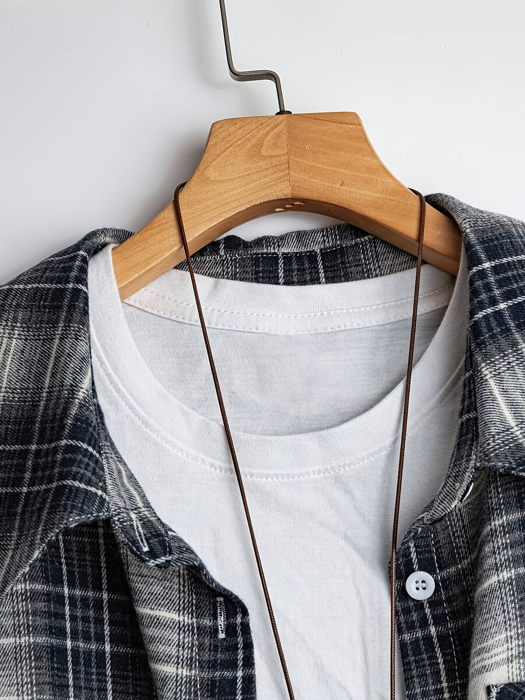 Plus Size - Plus Size - Classic Tartan Check Shirt, Mid-Length/Spring/Autumn Style/Women'S Clothing - Mixed colors