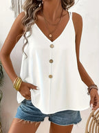8292 Back Strap Camisole Top - White