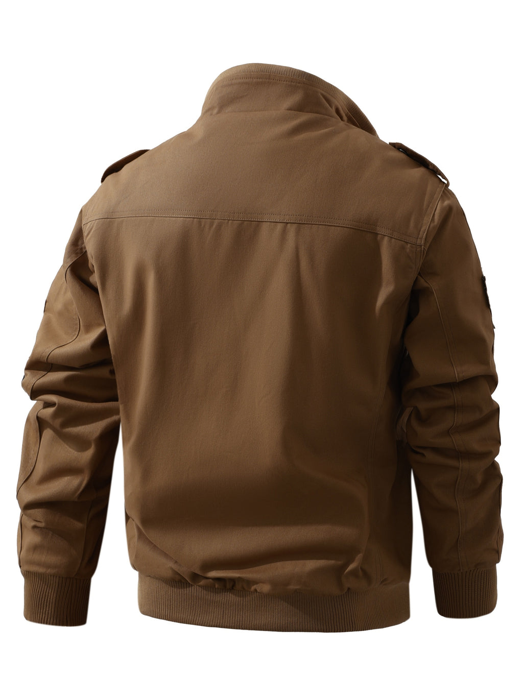 [Pearson OBM] Men'S Jacket, Athletic Jacket, Warm Jacket, Fall Jacket for Men, Outdoor Military Style Plus Size Student Training Outfit, Climbing Sports Wear, Air Force Jacket, Men'S Flight Suit - Khaki
