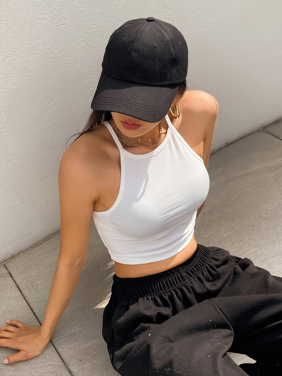 Women'S Sexy Tank Top - White