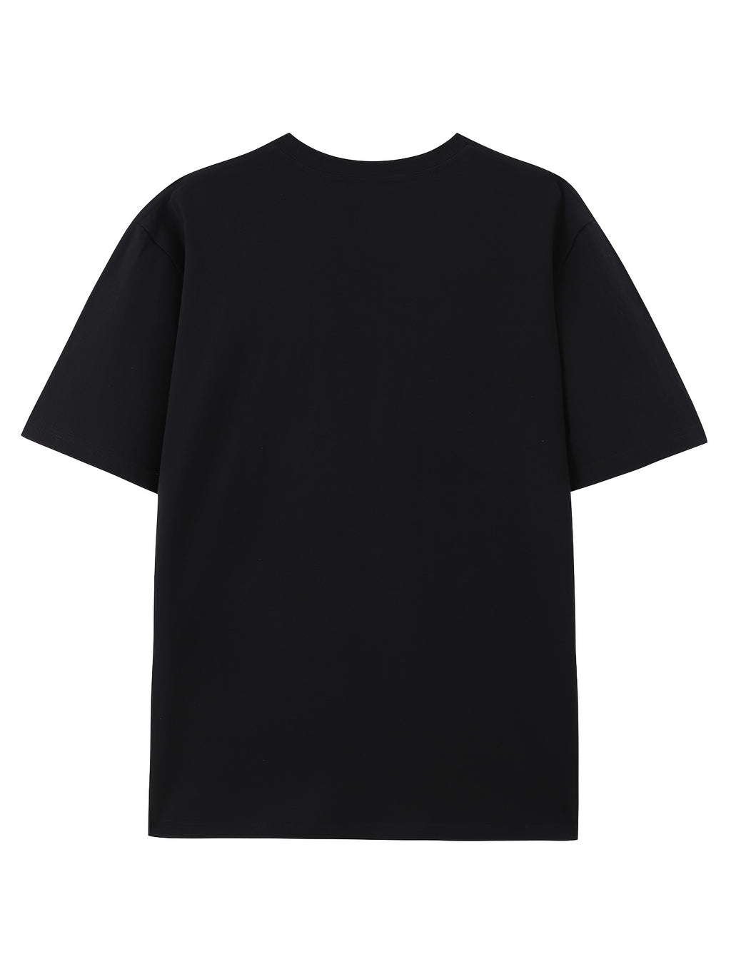 100% Women'S Round Neck Casual Summer Top, Breathable Spring/Summer/Fall T-Shirt (Machine Washable), Suitable for Casual Outfits, Women'S Pure Short Sleeve T-Shirt, Women'S Round Neck Top - Black