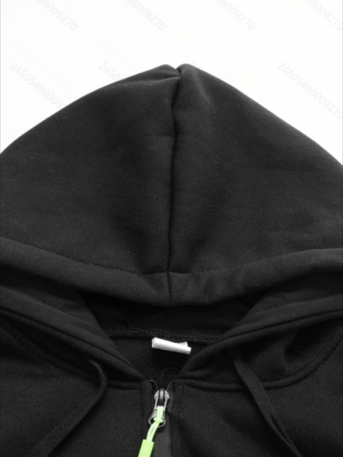 Men'S Basic NY Uppercase Letter Print Cargo Hooded Zipper Cardigan Casual Jacket - Black