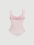 Elegant, Versatile and Off-the-beaten-path Halter Tops for Ladies - Pink Color