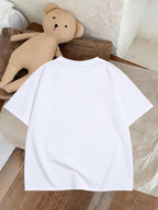 Authorized Women'S Hot Product Summer Pure Short Sleeve Top, Mickey Classic Portrait Red Gloves Cartoon Character Print Individual Fashion Short Sleeve Round Neck Pure T-Shirt, Round Neck Casual Comfortable Fashion Versatile - White