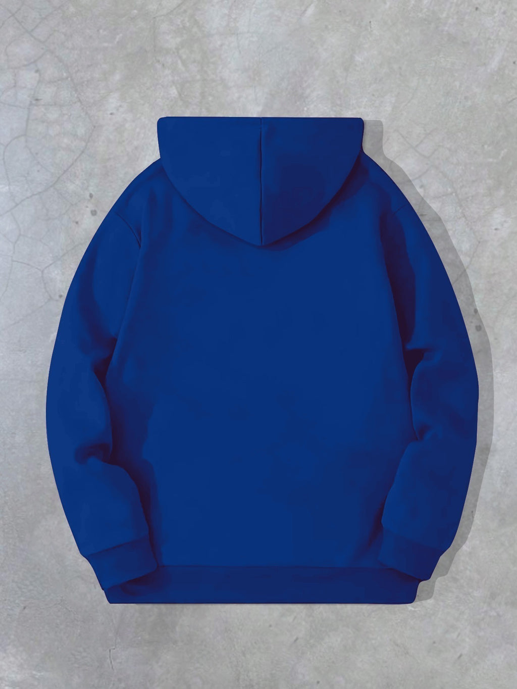 Spring/Autumn Men'S Casual Hooded Sweatshirt Youth Handsome Hoodie - Blue