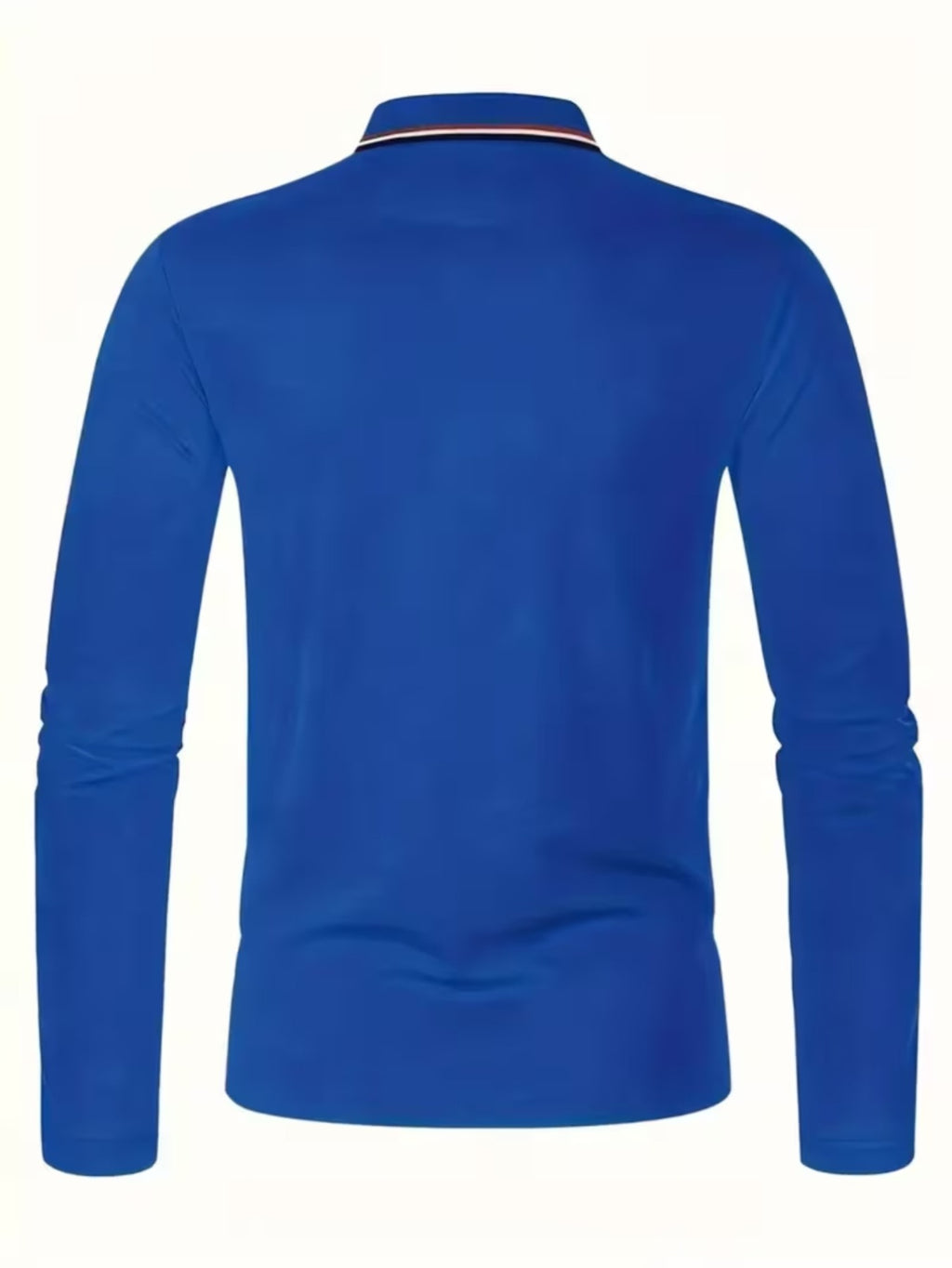 Smoke Pattern Men'S Summer Long-Sleeved Shirt Polo Shirt Golf Shirt Fabric Soft Comfortable Breathable Outdoor Sports Or Home Men'S Daily Matching YD253 - Royal Blue