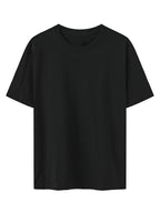 Men's New Style Pure Cotton Short Sleeve Crew Neck T-Shirt with Palm Tree Sunset Print, Suitable for Vacation, Daily Casual Wear, Comfortable, Soft, Breathable, Summer Essential - Black