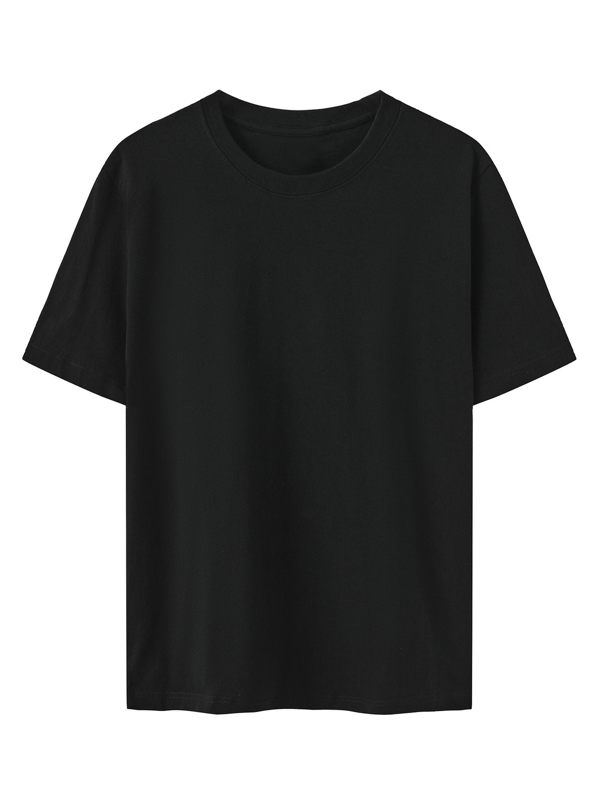 Men's New Style Pure Cotton Short Sleeve Crew Neck T-Shirt with Palm Tree Sunset Print, Suitable for Vacation, Daily Casual Wear, Comfortable, Soft, Breathable, Summer Essential - Black