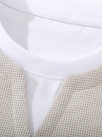 Men'S Waffle Short Sleeve T-Shirt 2Pcss Set, 3D Checkered Design with Fake 2Pcss Neckline, Casual All-Match Summer Essential - Gray + Apricot