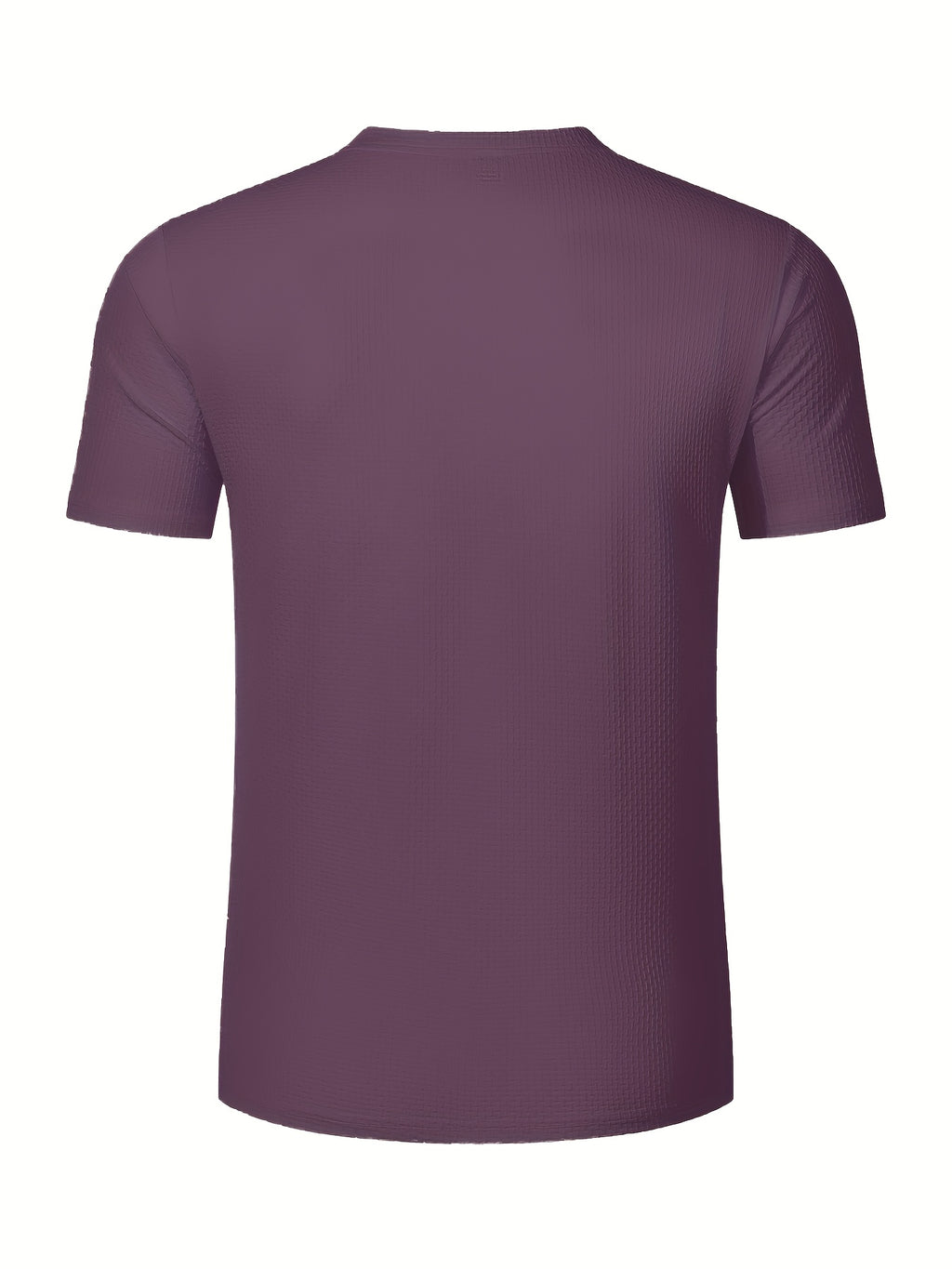 [Villa Le Water OBM] Summer Men'S New Random Print Comfortable Round Neck Men'S New Athletic Casual Fashion All-Match T-Shirt - Purple