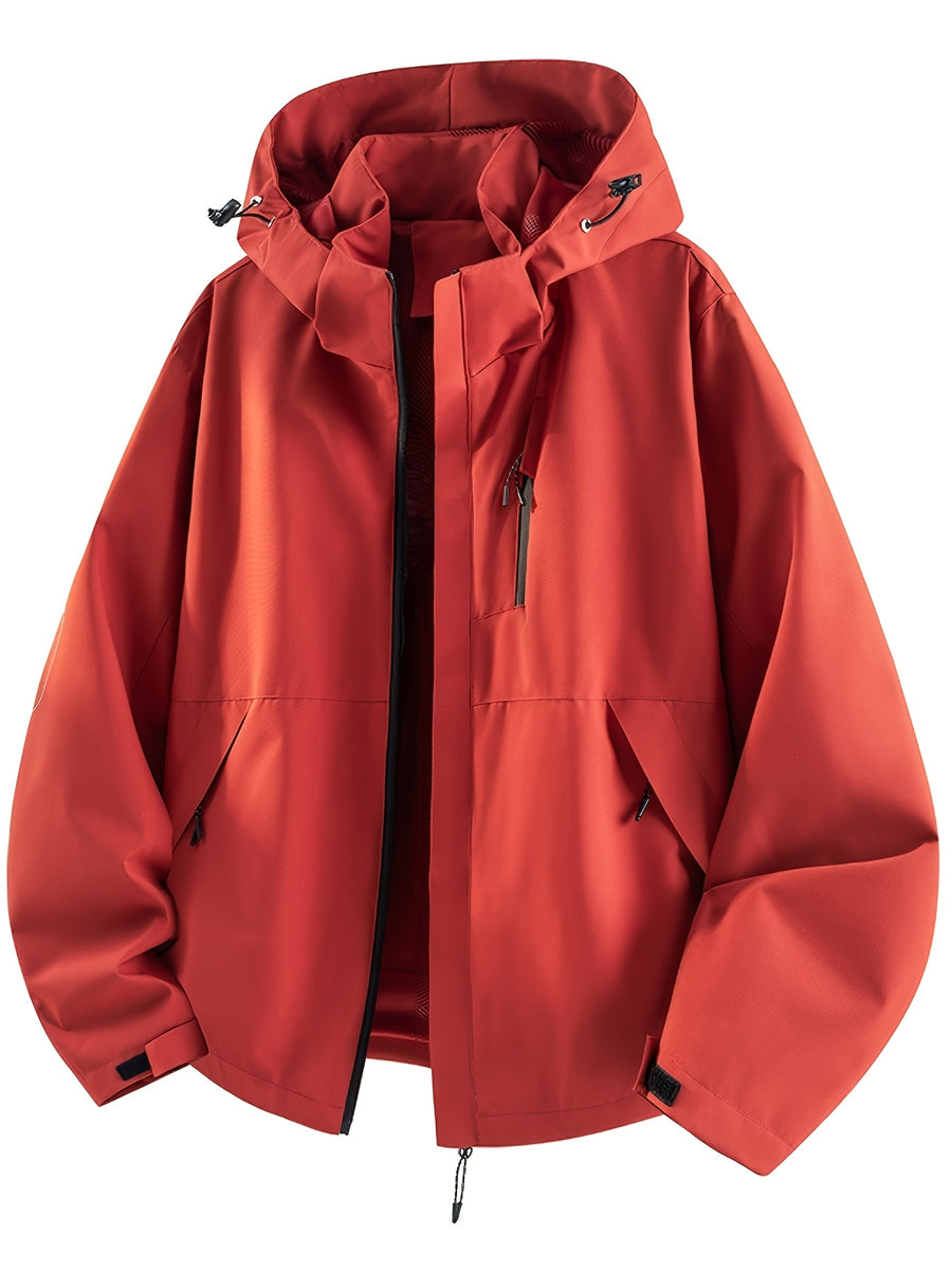 2026 Spring New Casual Hooded Jacket for Women - Red