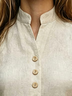 Women's Summer Solid Color V-Neck Sleeveless Casual Elegant High-Quality Shirt, Suitable for Occasions Such as Carnivals, Labor Day,, Travel, the Beach, and the Streets. Summer Top, Business Casual Women's Top, Vest Top for Women, Latest Women's Top - Apricot