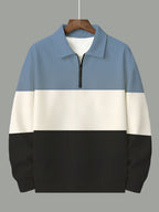 Men'S Fashion Half-Zip Sweatshirt, Casual Novelty Men'S Sweatshirt, Essential for Home And Leisure - Mixed colors