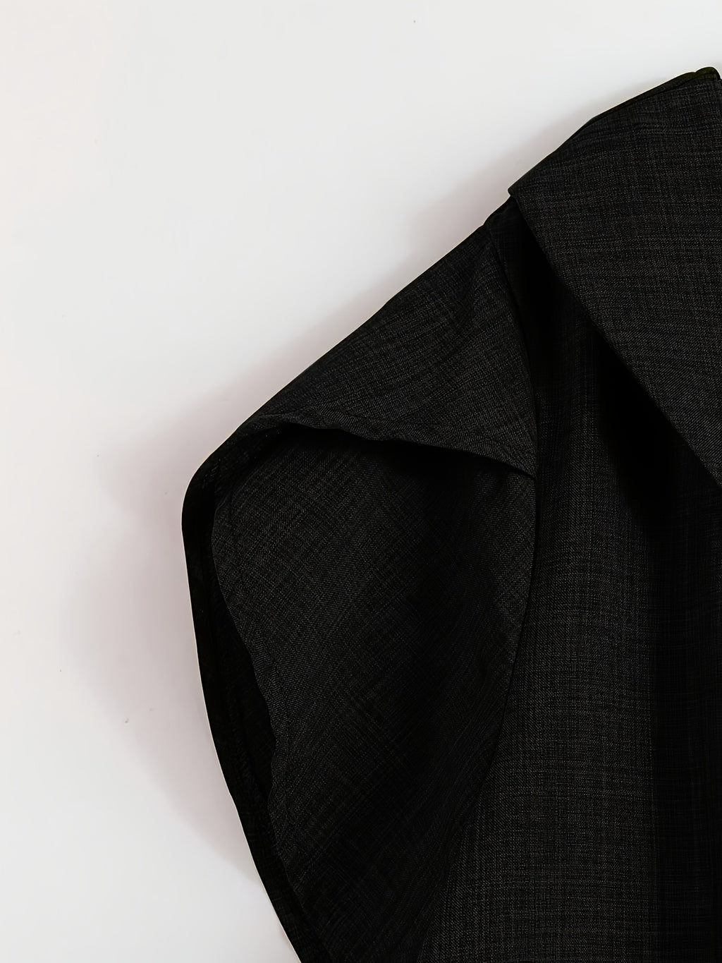 Women'S Solid Fashion Shirt for Summer - Black