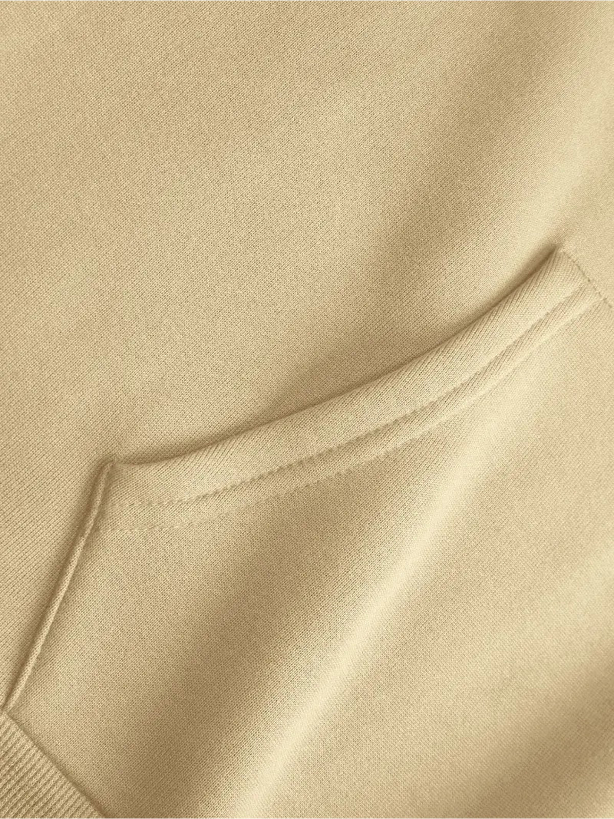 RBWY Unisex Autumn/Winter New Arrival, Fashionable and Trendy -Lined Hooded Couple's Sweatshirt, Casual Drawstring Hoodie, Long Sleeve Hooded Heat-Transfer Print Japanese Sweatshirt,  Trendy Letter Print - Apricot