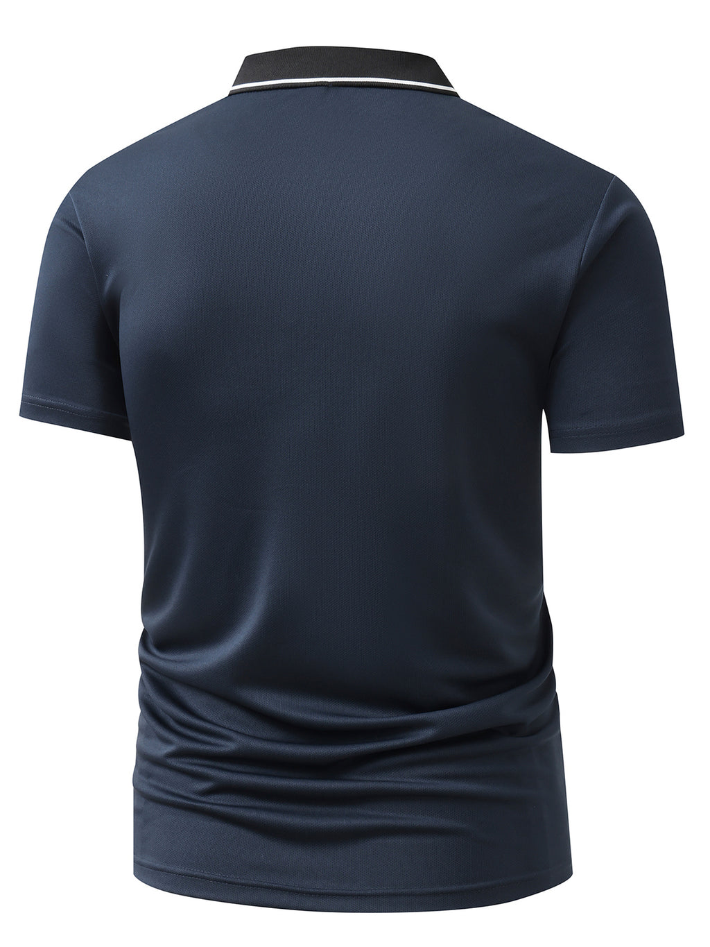 Summer New Men'S Short-Sleeved Polo Shirt 3pcs Set Multi-Color Optional Fashionable Versatile Daily Casual Comfortable And Breathable Fabric Suitable for Outdoor Sports And Business Casual Wear Essential Polo Shirt for Mature Men - Navy Blue + Light Gray + Khaki